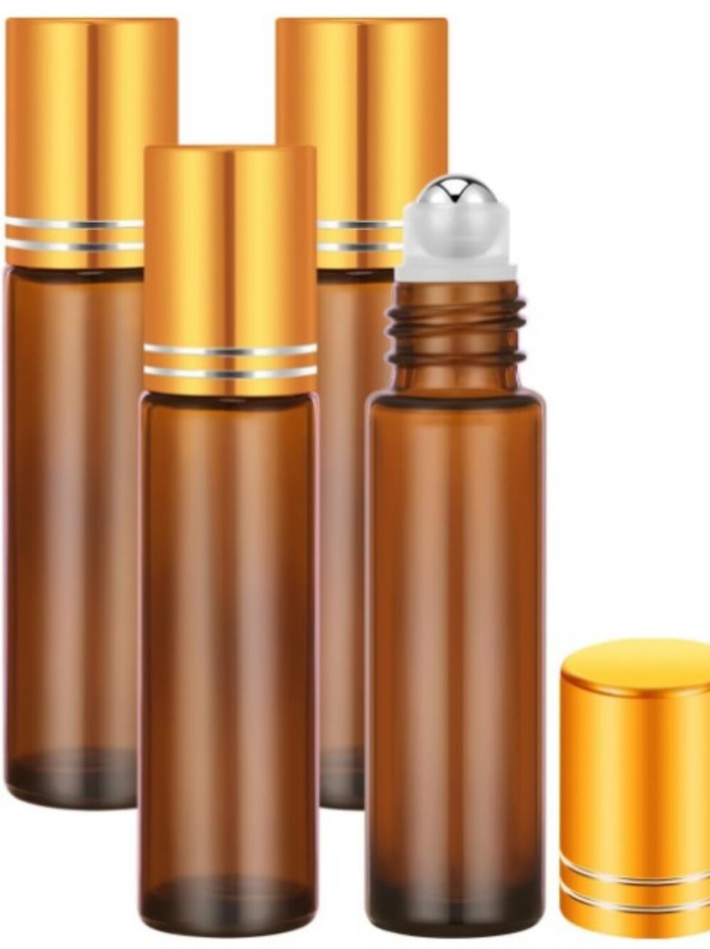 Glass Amber Roller Ball Vials